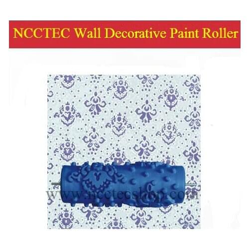 5'' WALL decorative paint roller without handle | FREE SHIP you should use it with 5'' 125mm wall decoration machine | 71 sorts