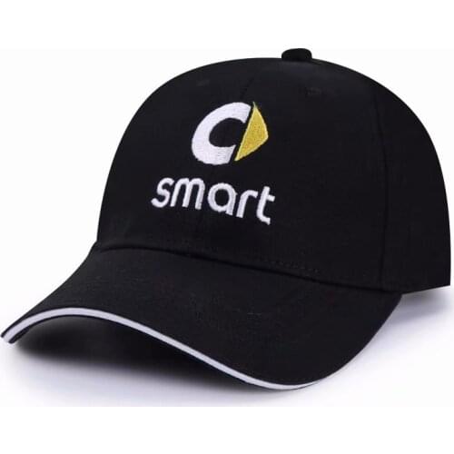 Car Cap For Mercedes Smart Fortwo Forfour 453 451 450 Crossblade City Cabrio City-Coupe Roadster Car Logo Baseball Cap Hat