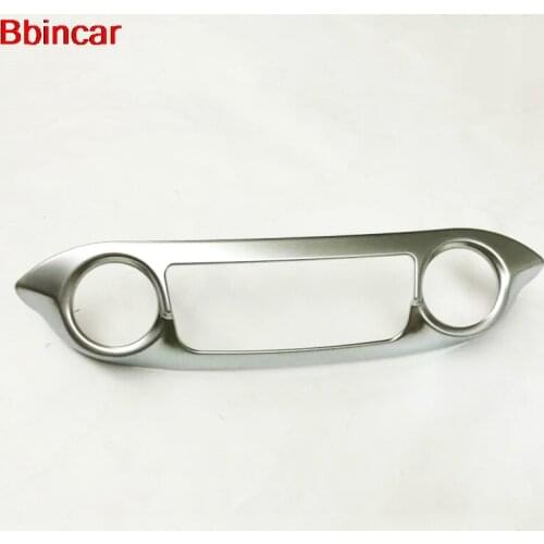 Bbincar ABS Chrome Front Air Conditioner Conditioning Outlet Vent Switch Panel Cover Trim For Honda CRV CR-V 2012 2013 2014