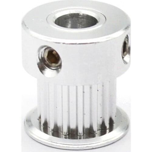 GT2 12 Teeth Timing Alumium Pulley, Bore 4mm/5mm, Fit For GT2-6mm Timing Belt For 3D Printer