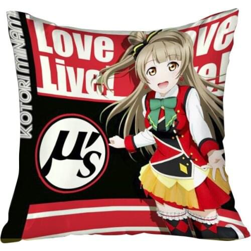 Hobby Express Minami Kotori - Love Live Anime Dakimakura Square Pillow Cover GZF308