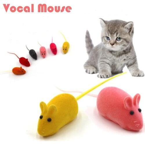 Pet Toys Cat Electric Cat Toys Cat Chewing Playing Biting Supplies Dropshiping Vocal Simulation Mouse Cat Toys