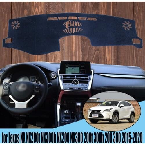 For Lexus NX NX200t NX300h NX200 NX300 200t 300h 200 300 2015-2020 Dashmats Car-styling Dashboard Cover Pad Carpet Sunshade