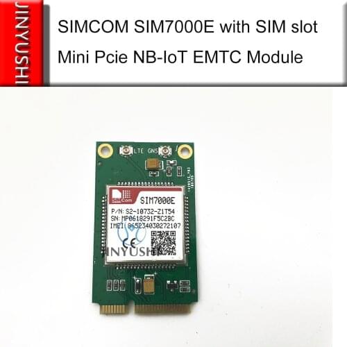 JINYUSHI For SIMCOM SIM7000E with SIM slot Mini Pcie B3/B8/B20 LTE CATM1 EMTC NB-IoT module compatible with SIM900 and SIM800F