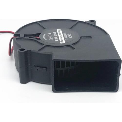 New Ball bearing 9733 turbo centrifugal fan blower DC5V 12V 24V 97*97*33mm big wind capacity 2pin