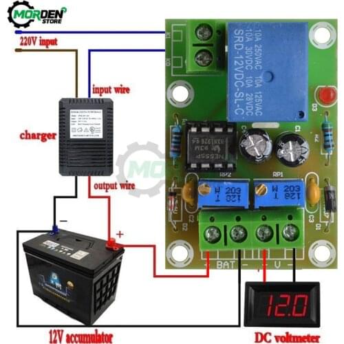 12V XH-M601 Battery Charging Control Board Intelligent Charger Power Control Panel Automatic Charging Power Control Switch Board