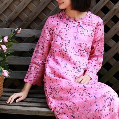 Y710 Design One Used Cool And Refreshing Thin Ramie White And Delicate Oblique Button Placket Improvement Type Cheongsam Dress