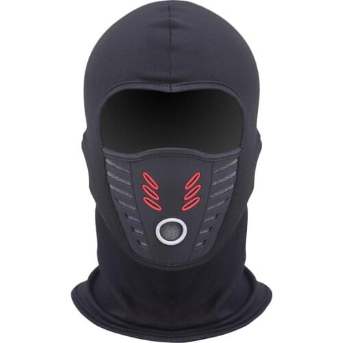 Motorcycle Thermal Winter Warm Windproof Polar Fleece Neck Warmer For Outdoor Supplies Black Moto Supply