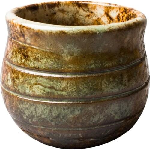 Vintage Mini Pu'er Tea Cup Kiln Hand Painted Master Cup Teacup Chinese Kung Fu Tea set Tea bowl Home Decor Drinkware