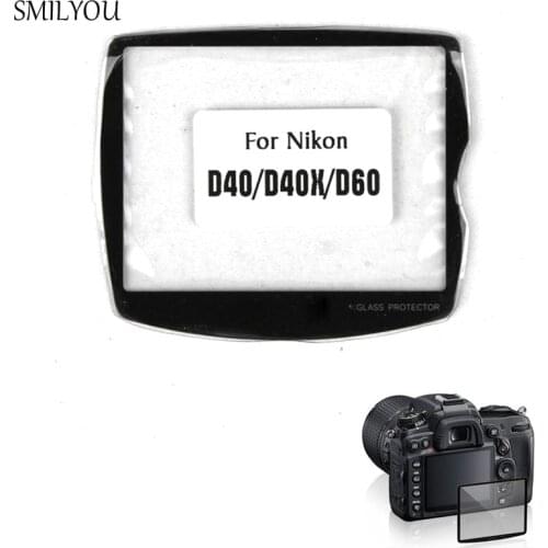 SMILYOU Good Quality Screen Protector for Nikon D40 D40X D60 Camera Accessories Compact LCD Optical Glass Screen Protective Film