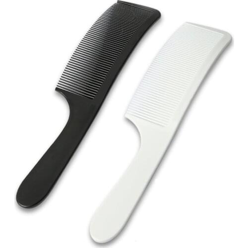 1 pcs Hair Clipper Comb Elastic Durable Plastic Curved Barber Comb Hair Salon Hairdressing Tool Men Hairdressing Comb
