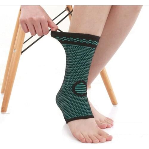 1PC Sprain Protector Ankle Brace Sports Socks Compression Foot Sleeve Men Women Gym Fitness Football Nylon Ankle Support