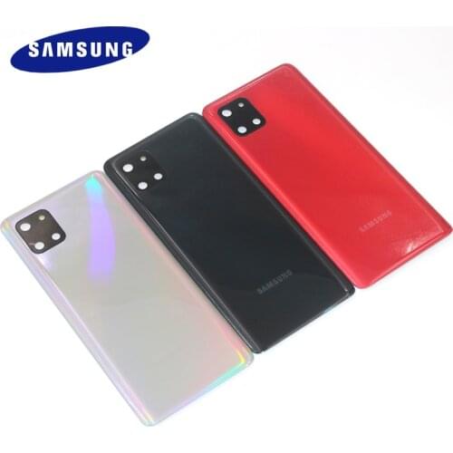 100% Original Samsung Galaxy Note 10 Lite NOTE 10 lite Battery Back Cover Door Housing+Camera Glass Lens Frame With Logo 6.7inch