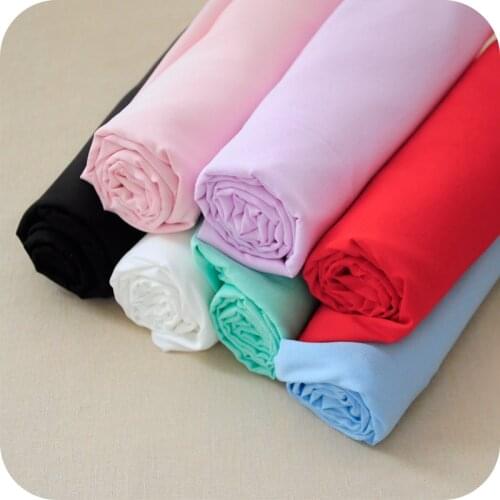 150 X50cm Double Crepe Solid Cloth , use with Chiffon, Lace Lining, Thin Polyester Fabric