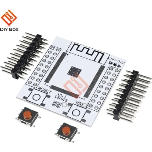5 pcs ESP-32S Pinboard Convertor Module ESP32S Adapter Board Support for ESP-32S Wireless WIFI Bluetooth Module