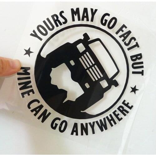 Car Pattern 4x4 Off Road SUV Sticker Body Window Decal Sign Vinyl Decoration Stickers for Jeep