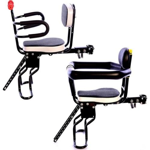 Children Bike Seat Bicycle Front Mount Baby Carrier Seat With Handrail For Kids Children Toddler MTB Bicycle Seat