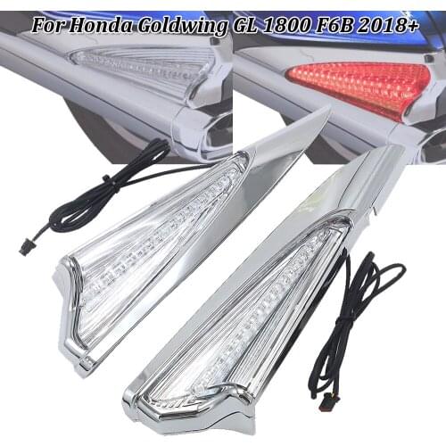 For Honda Goldwing GL1800 F6B 2018 2019 2020 2021 Motorbike Saddlebag Accent Swoop LED Light Turn Signal Case