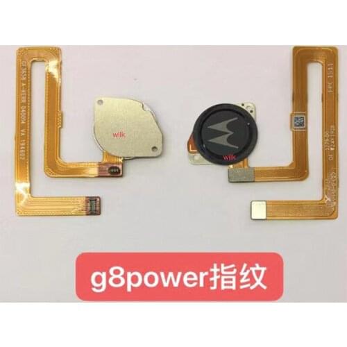 For Motorola Moto G8 Power Home Button Fingerprint Sensor Flex Cable Replacement Repair Parts