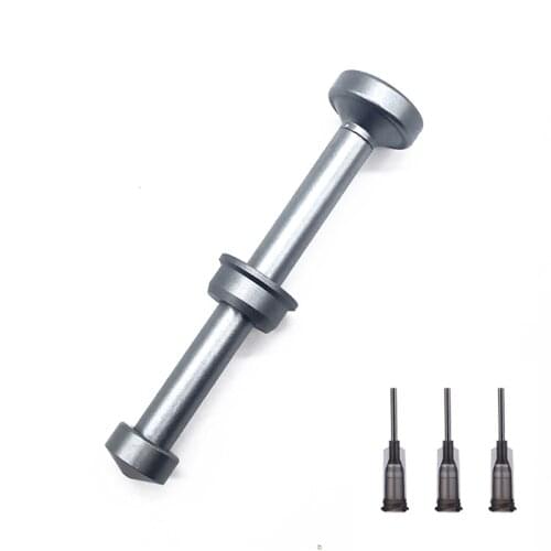 Solder Paste Flux Booster Aluminum Alloy Propulsion Tools Manual Syringe Flux Mate Solder Paste Plunger Dispenser