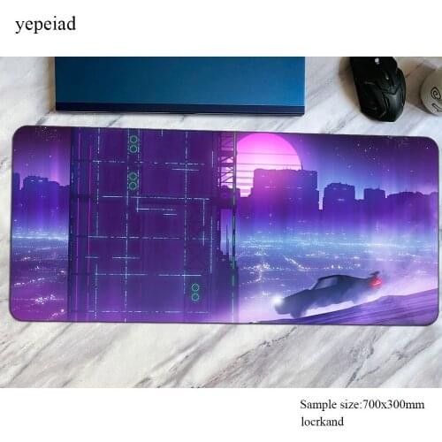 Futuristic mouse pad 70x30cm mats HD pattern Computer mouse mat gaming accessories gamers Custom mousepad keyboard game pc gamer