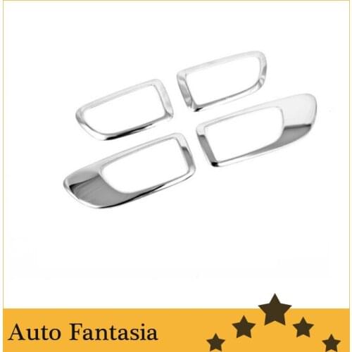 Chrome Inner Door Handle Surround Bezel for Mazda 3 / Axel 03-08-Free Shipping