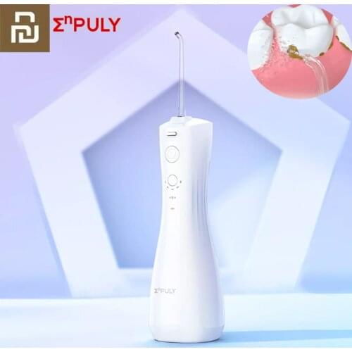 Youpin Oral Irrigator 250ml Water Tank Electric Dental Water Jet 6 Mode IPX7 Waterproof Mini Portable Teeth Cleaner ENPULY Made