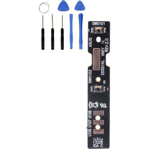 Volume Audio Mute Power ON OFF Button Key Flex Cable Repair Kit Gift FOR Asus Zenfone SELFİE ZD551KL