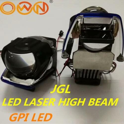 DLAND JGL BI LED LASER PROJECTOR LENS 3" , WITH EXCELLENT LOW BEAM AND LED LASER ASSISTING HIGH BEAM
