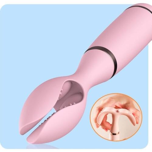 Recharge Triple rabbit Vibrator Clit Masturbation anal G Spot Orgasm Massage Stick 10 speed models Vibrating Sex Toys for women