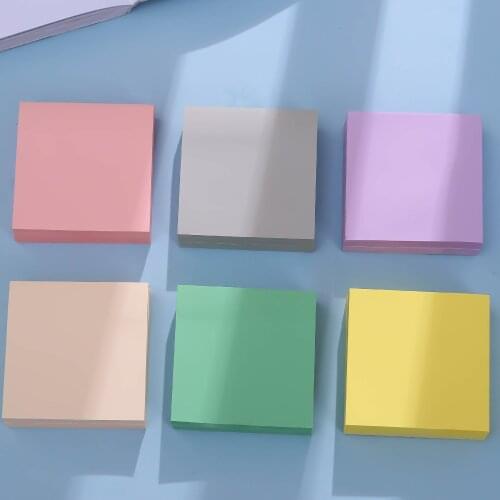 3X3 Notes 6 ColorsCan Be Torn Custom Wholesale Conventional Notes Office Index Stickers Stationery Memo Pads
