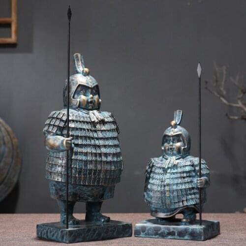 New Chinese Home Terracotta Decoration Ornaments Shelf Decoration Office Desktop Crafts Bookcase Shelf Display