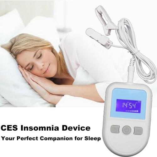 New Cranial Electrotherapy Stimulator Sleep Device for Anxiety Insomnia Anti Sleep Electrotherapy Alpha CES Stim
