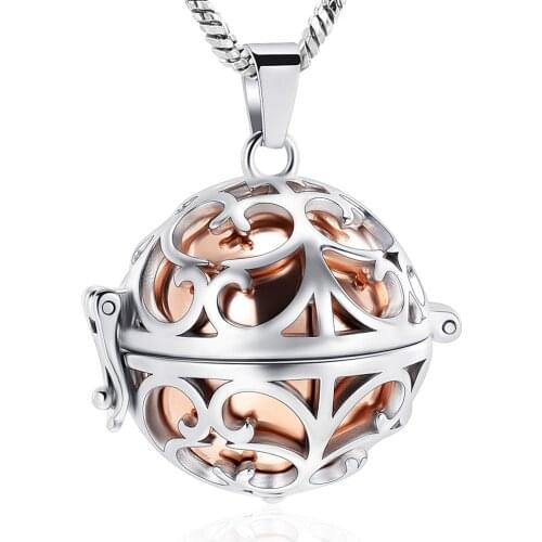 Cremation Urn Necklace for Ashes Keepsake Tree Ball Locket Pendant Memorial Cremation Jewelry