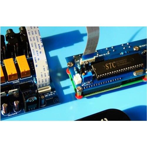 Assembled PGA2311 Remote Audio Preamplifier board ( 3 way analog input)