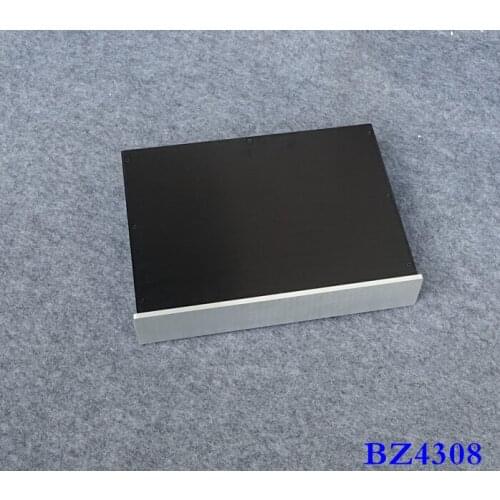 BZ4308 All aluminum amplifier chassis / DAC Case / Pre-amplifier chassis / AMP Enclosure / case / DIY box (430*82*308mm)