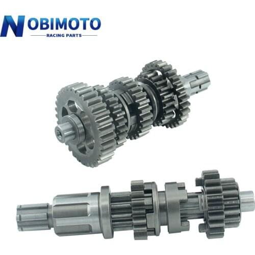 Motocross Reverse Gear 4+1 Main Shaft Counter Shaft Transmission Gear Box For All Chinese CG250 Reverse Gear 4+1 Engines 2ZB-136