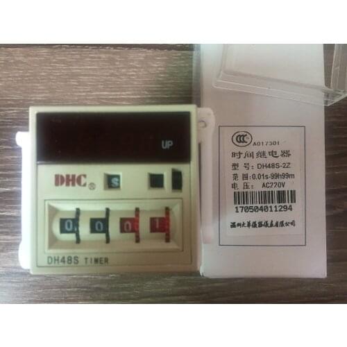 DHC time relay DH48S-2Z UOB time relay 8 pin with sub-seat