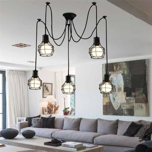 Retro industrial Wind Chandelier Restaurant bar Cafe American simple days sprinkled lighting WF1016557