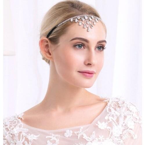 Luxury Hair Decoration Hair Band Head Dressrhinestone women Head Piece Headbands Jewelry hair accessories for girls