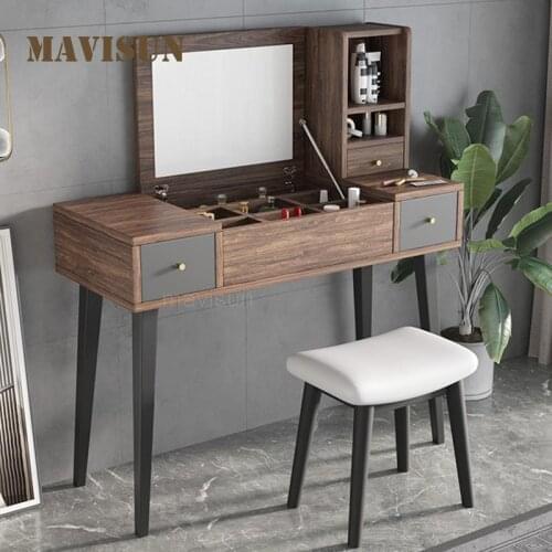 Nordic Hot Sale Dressing Table Set Bedroom Modern Minimalist Small Apartment Storage Cabinet High-end Home Bedroom Furniture