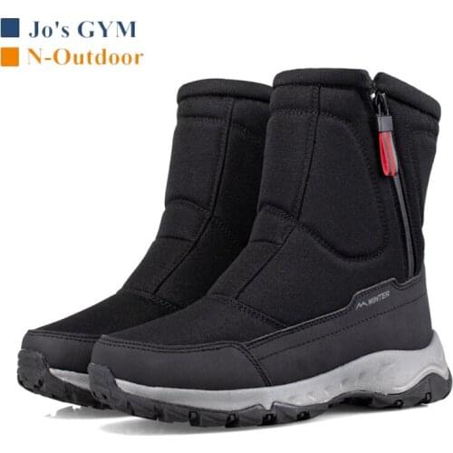 Outdoor Women Winter Boots 2020 Thicken Warm Plush Snow Boots Sports Travel Waterproof Non-slip Platform Shoes For Skiing Hiking