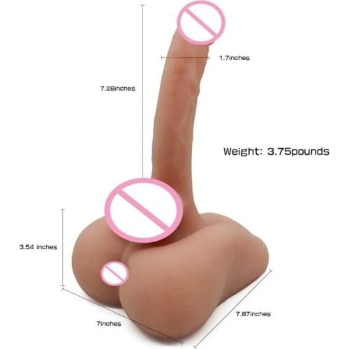 Upgraded New Generation 1.7kg Sitting Love Sex Toys Soft Realistic Cock Penis Dildo Anal Base Female Woman Gay Masturbato