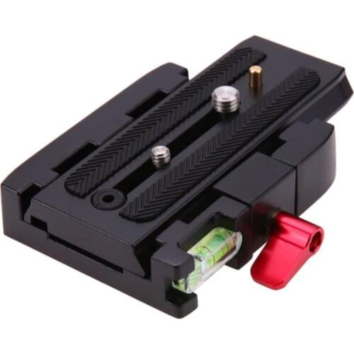 High Quality for Manfrotto 577 501 500AH 701 Aluminum Quick Release Plate Assembly P200 Clamp Adapter Camera Tripod Accessories