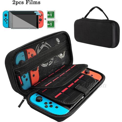EVA Hard Shell Protective Case For Nintend Switch NS NX Game Console Accessory Joy-Con Black Carry Bag for Nitendo Switch