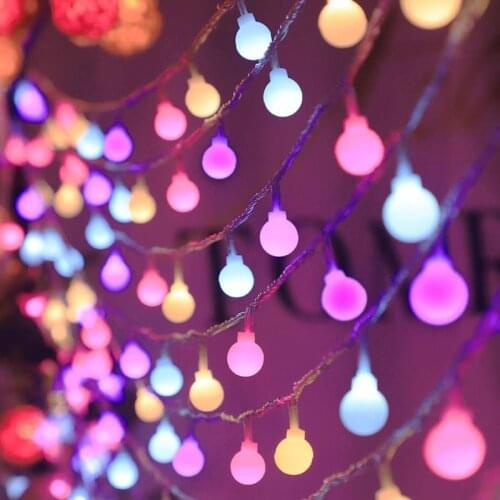 3M Ball LED String Light 20LED Chain Fairy Lights Holiday Christmas Wedding Outdoor Decor Battery Operated Christmas Garland