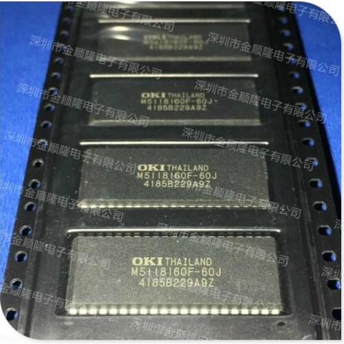 5pieces M5118160F-60J SOJ OKI flash