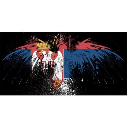 70x140cm Absorbent Bamboo Fiber Drying Bath Fashion Lady Girls Towel Custom Serbia Flag Washcloth Beach Swimwear Shower Towels