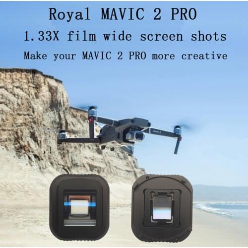 SUNNYLIFE 1.33x Anamorphic Movie Lens Drone Widescreen Movie Videomaker Filmmaker Lens Accessories for DJI MAVIC 2 PRO