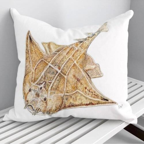 Angel shark Squatina Throw Pillows Cushion Cover On Sofa Home Decor 45*45cm 40*40cm Gift Pillowcase Cojines Dropshipping